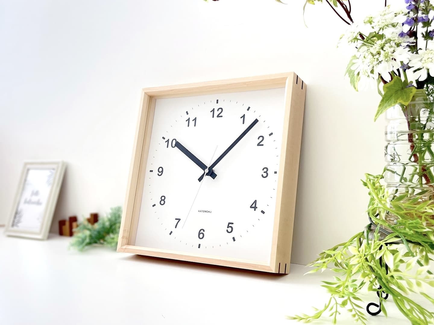 郡上踊りで有名な郡上八幡で観光体験のカトモクのお店を運営する加藤木工が作る日本製セイコー電波壁掛け時計