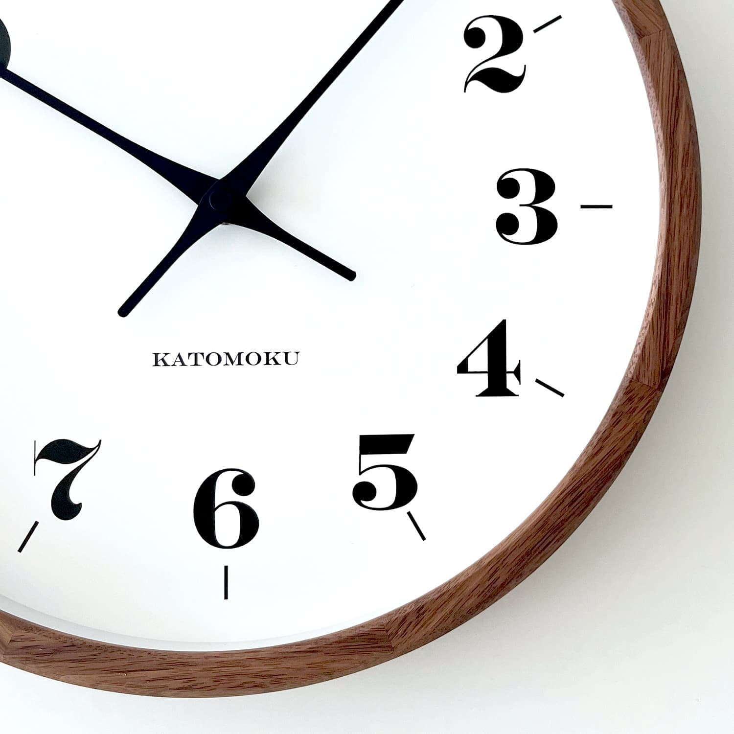 【新品】KATOMOKU 壁掛け電波時計 KM-98WARC 直径30cm km-98_muku_clock_12