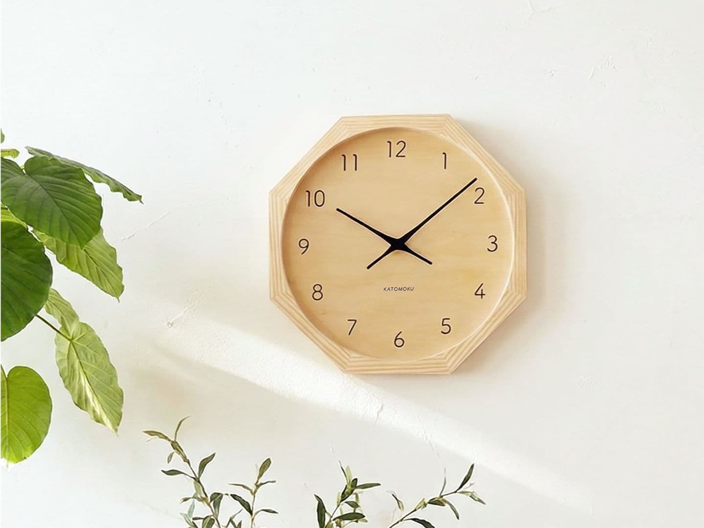 時計 掛け時計 壁掛け時計 clock クロック 木の時計 静か 静音 インテリア プレゼント 贈り物 縁起物 新生活 模様替え 八角形 有名な郡上八幡で観光体験のカトモクのお店を運営する加藤木工が作る日本製セイコー電波壁掛け時計