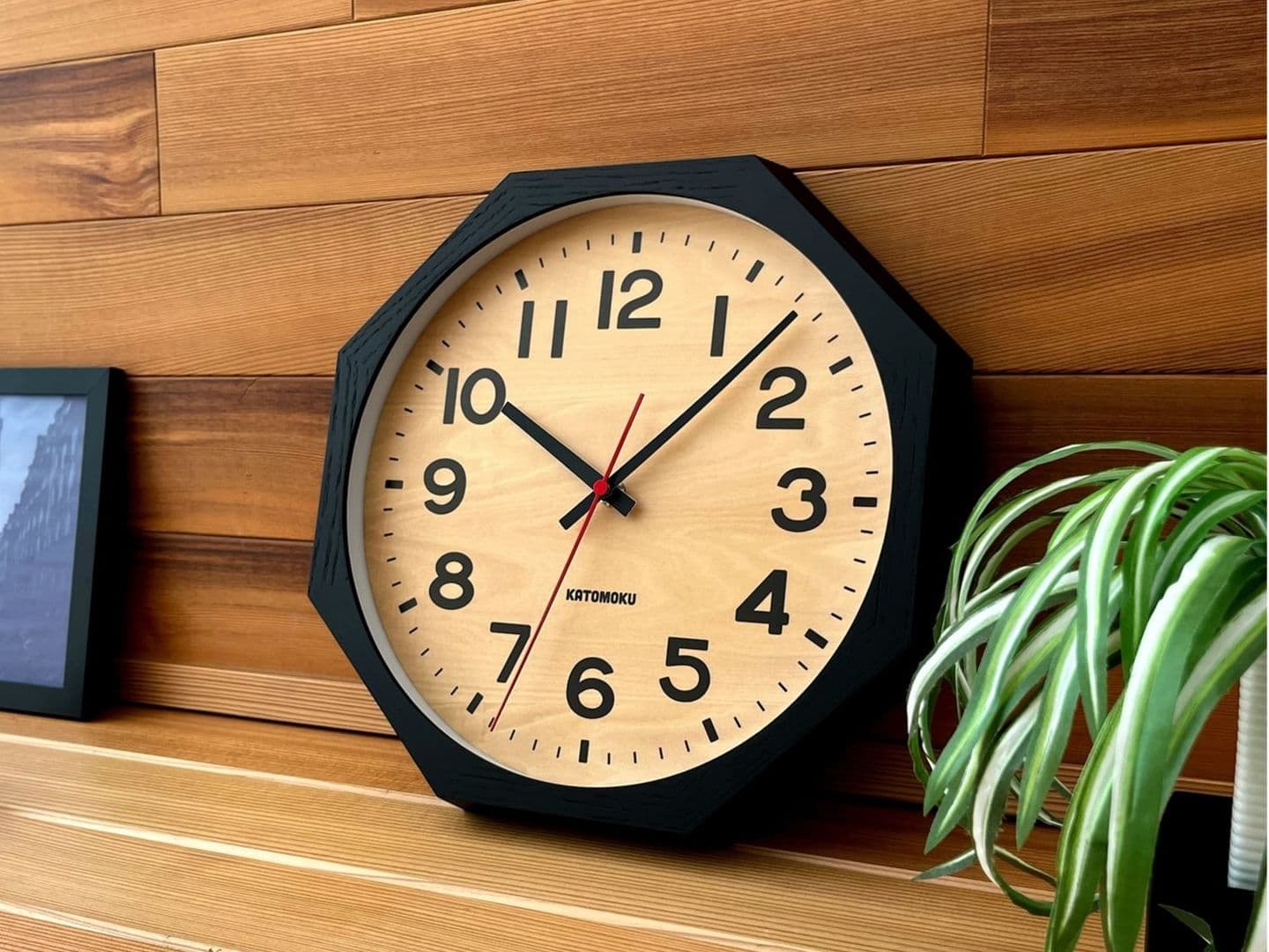 時計 掛け時計 壁掛け時計 clock クロック 木の時計 静か 静音 インテリア プレゼント 贈り物 縁起物 新生活 模様替え 八角形 有名な郡上八幡で観光体験のカトモクのお店を運営する加藤木工が作る日本製セイコー電波壁掛け時計