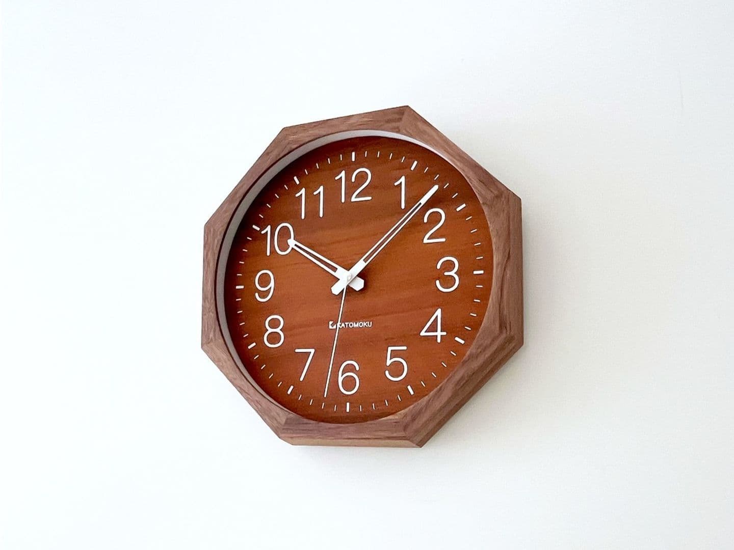 時計 掛け時計 壁掛け時計 clock クロック 木の時計 静か 静音 インテリア プレゼント 贈り物 縁起物 新生活 模様替え 八角形 有名な郡上八幡で観光体験のカトモクのお店を運営する加藤木工が作る日本製セイコー電波壁掛け時計