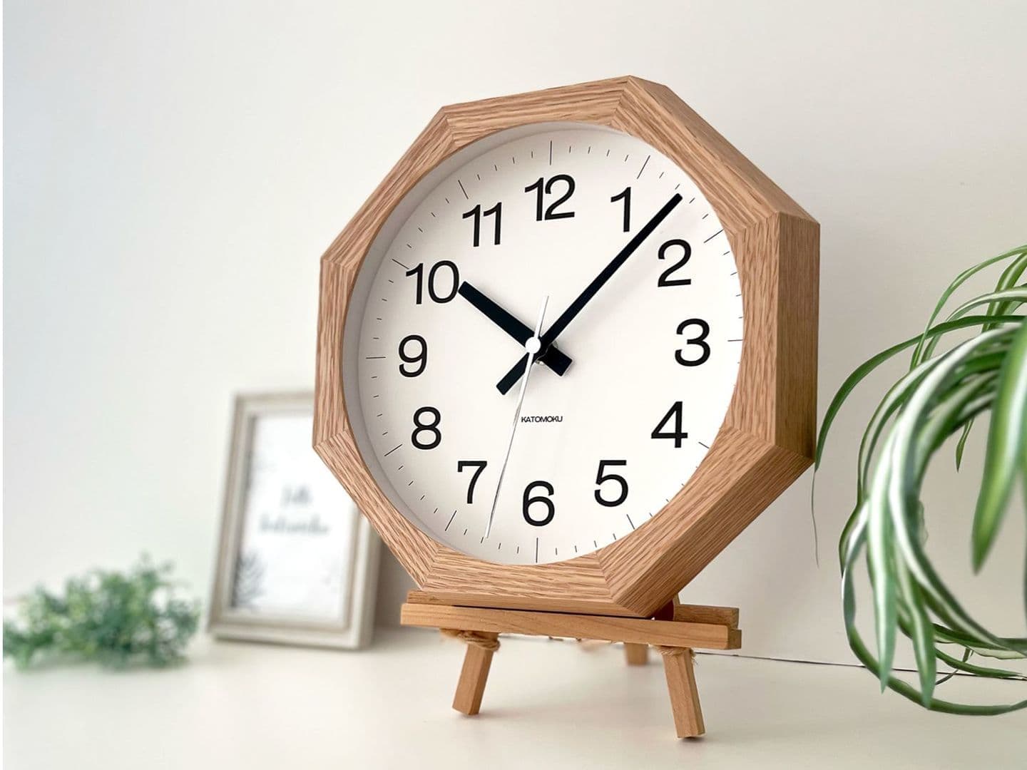 時計 掛け時計 壁掛け時計 clock クロック 木の時計 静か 静音 インテリア プレゼント 贈り物 縁起物 新生活 模様替え 八角形 有名な郡上八幡で観光体験のカトモクのお店を運営する加藤木工が作る日本製セイコー電波壁掛け時計
